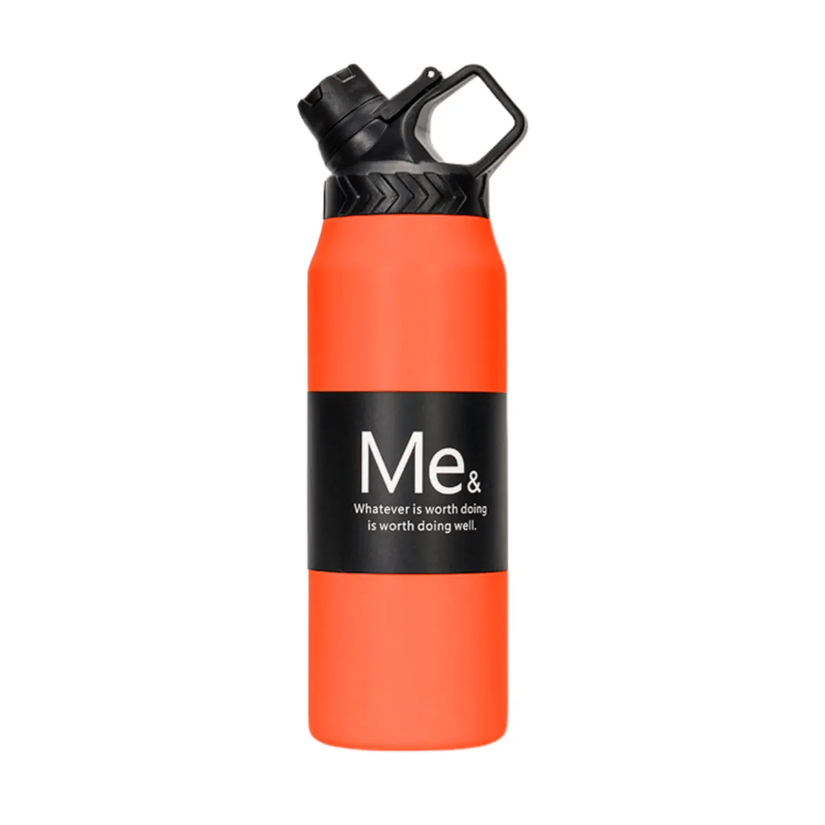 Garrafa Esportiva 800ml em Aço Inox com Bico Inclinado - Ideal para Academia, Fitness, Musculação, Corridas, Ciclismo e Atividades ao ar livre